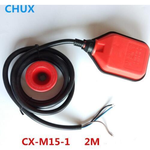 Float Switch 2m Cable Square red black type Liquid Fluid Water Level Controller Sensor Flow Sensor for tank Pump