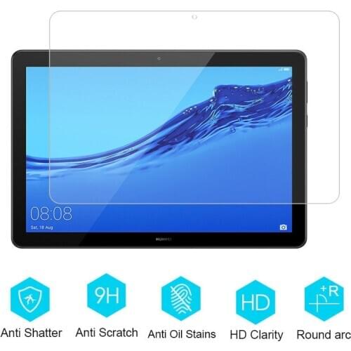 Glass for Huawei Mediapad T5 10 10.1 Inch AGS2-W09/L09/L03/W19 Tablet Tempered Glass for Huawei T5 10.1" Protective Film Guard