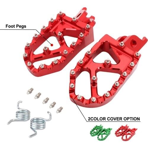 Motorcycle CNC Lengthen Foot Peg Footpegs Pedal For HONDA CR125 CR250 CRF250R CRF250X CRF450R CRF450X CRF250L CRF250M CRF450L