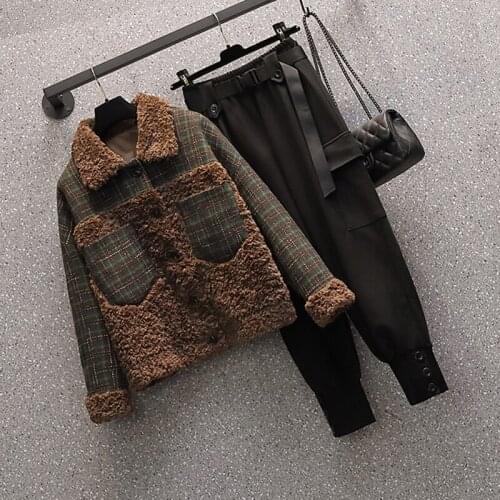 2020 spring autumn New Casual Tracksuit for Women Two Piece Set Hoodies loose knitting 2 Pieces Sports Suit