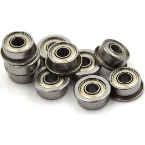 10pcs/Lot Mini Ball Bearing F693ZZ F693 ZZ 3x8x4mm Flange Bearing Deep Groove Ball Bearing
