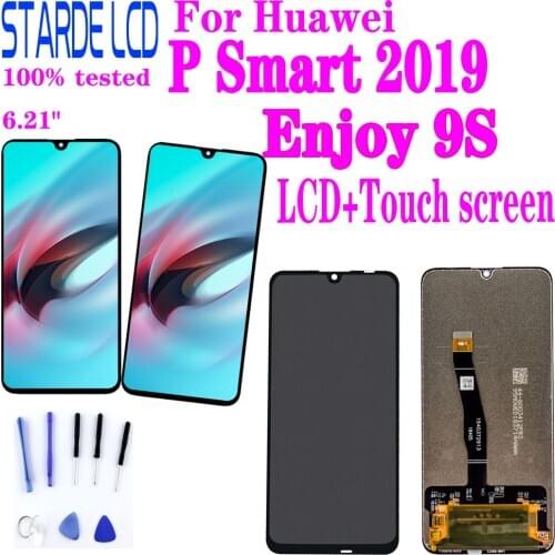 100% Tested 6.21" For Huawei P Smart 2019 Enjoy 9S LCD Display Touch Screen Digitizer Assembly for huawei enjoy9s LCD
