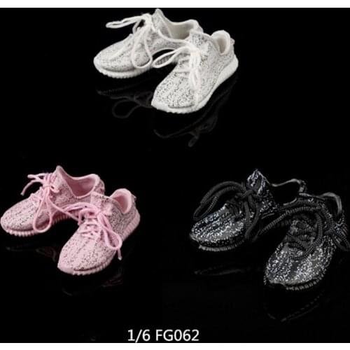 1/6 Scale Female Figure Accessory FG062 Casual Shoes Sports Shoes Hollow Women Fashionable Hollowout Model for 12'' Body Doll