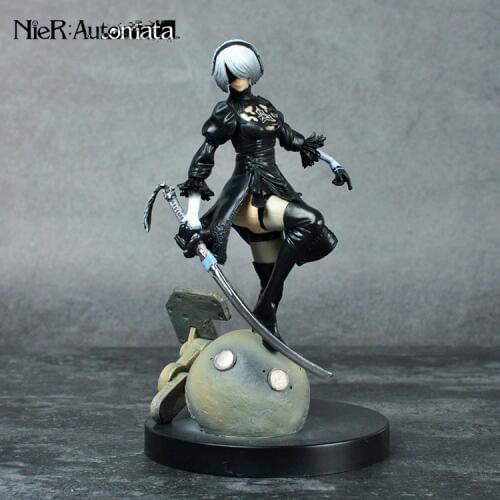 PS4 Game anime figure NieR Automata YoRHa No. 2 Type B 2B Cartoon Toy Action Figure Model Doll Gift