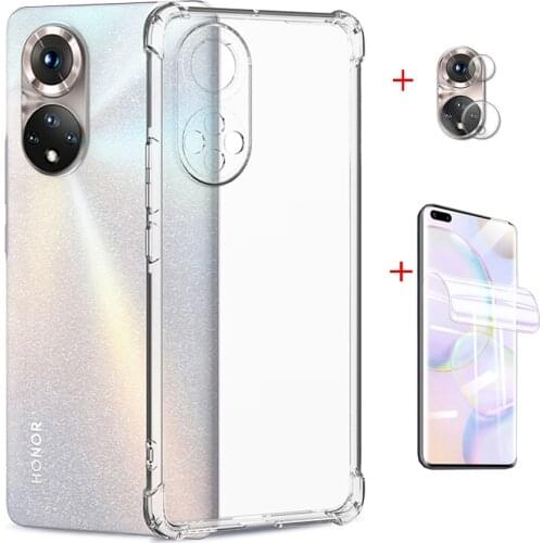 Honor 10X lite Camera Film, Anti-shock Clear 10Xlite TPU Case for Huawei Honor 10 X lite Soft Silicone Cover Honor 10X life Case