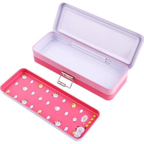DL 95556 DL stationery box student box cartoon stationery wholesale with students Stationery office supplies for students