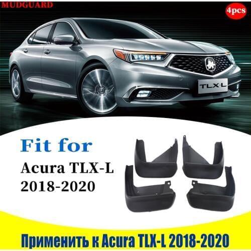 Car Mudflaps Front Rear 4pcs FOR Acura TLXL TLX-L Mudguard Fenders Mud Flap Guard Splash Mudguards Fender car accessories