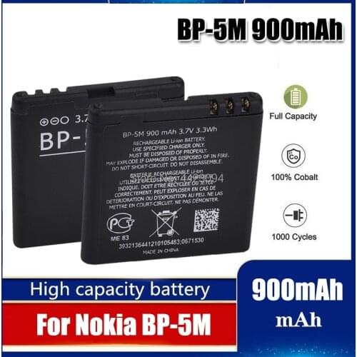 BP-5M BP 5M BP5M Battery For Nokia 5700 5610 5611 5710 5611XM 5700XM 5710 XM 6110 6200c 6220C 6220 6500S 7379 7390 8600