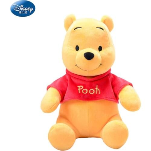 Disney Genuine Winnie The Pooh Bear Plush Toy Doll Pooh Stuffed Plush Dolls Toys Birthday Gifts for Children Girl Gift ZFY097