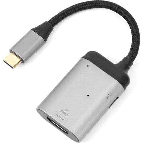 4K Type-C Converter to VGA/DP/RJ45/Mini DP/HDMI-Compatible Video Connector Support System For Windows Android MacOS