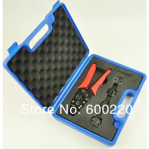 LSD Hand Crimping Tool Set&Box, includes 4 replaceable crimping dies and Crimping pliers HS02C-5D1