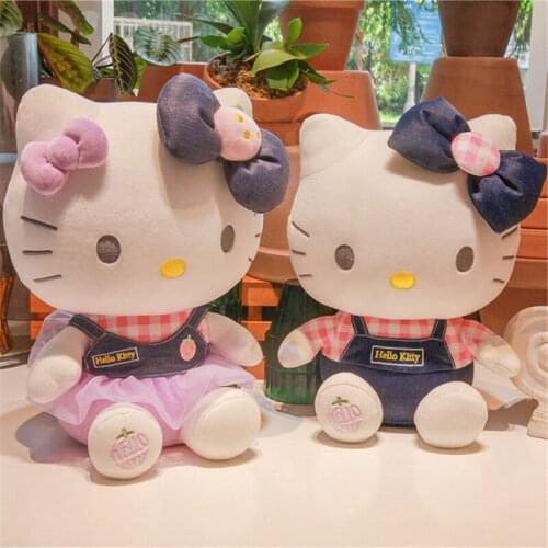 30Cm Kawaii Hellow Kitty Stuffed Animals & Plush Cute Cartoon Movie Kawaii Plush Doll Anime Ornaments Stuffed Toys Gift for Girl