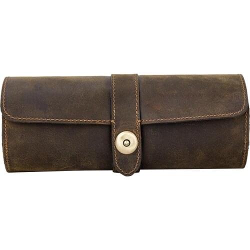 Handmade Multi-Purpose Watch Roll Pouch Organizer for Travel Gift Boyfriend