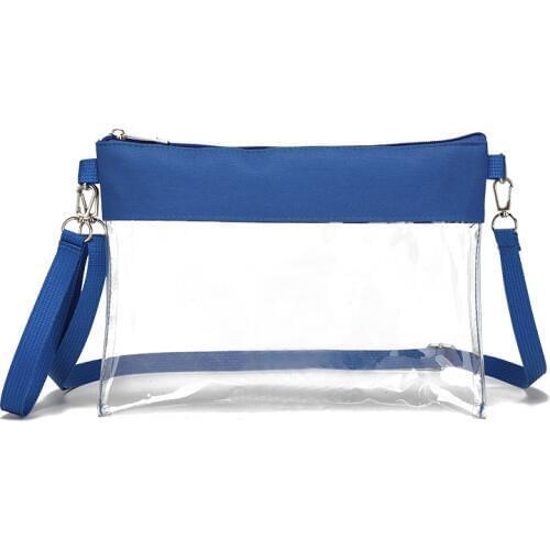 2020 New Fashion Women Messenger Bag HandBag Shoulder Bag Transparent PVC Tote Hasp Waterproof Wild Simple Personality