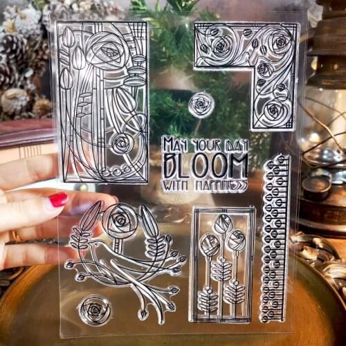 Panalisacraft vintage stamp Transparent Clear Silicone Stamps for DIY Scrapbooking/Card Making/Kids Crafts Decoration Supplies