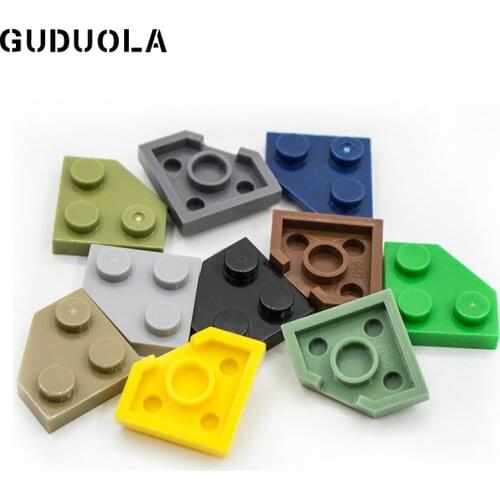 Guduola Special Brick Wedge Plate 2x2 (45o) (26601)MOC Building Block Children Toys 60pcs/LOT