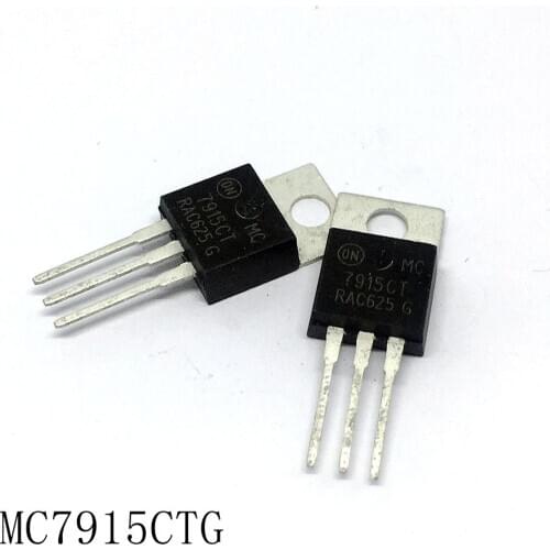 Three-end regulator tube MC7915CTG TO-220 1.5A/15V 10pcs/lots new in stock
