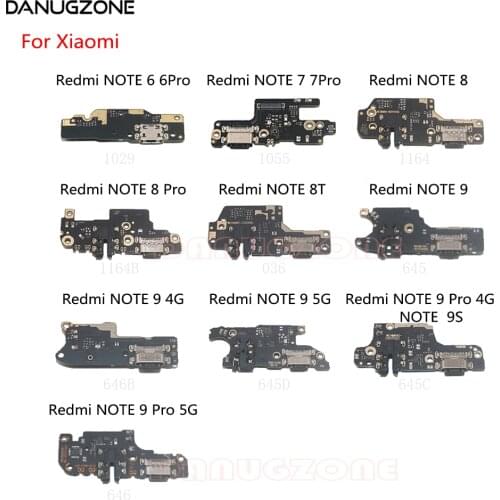 USB Charging Port Dock Plug Socket Jack Connector Charge Board Flex Cable For Xiaomi Redmi NOTE 9 PRO 6 7 7S 8 8T 9S 4G 5G