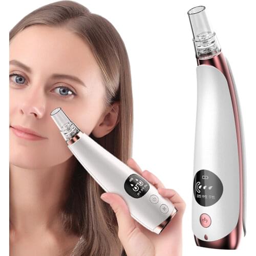 Blackhead Remover Skin Care Pore Vacuum Acne Pimple Removal Vacuum Suction Tool Facial Diamond Dermabrasion Machine Face Clean