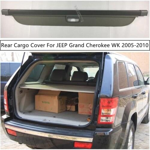 Rear Cargo Cover For JEEP Grand Cherokee WK 2005 2006 2007 2008 2009 2010 Privacy Trunk Screen Security Shield Shade Accessories