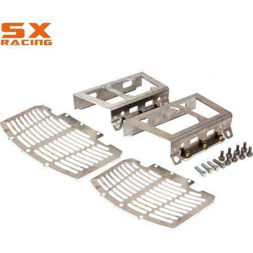 Motorcycle Radiator Guard Bracket Include Aluminum Set For KTM SX SXF XCF 125 150 300 400 450 2016 125-500 2017 2018 Dirt Bike