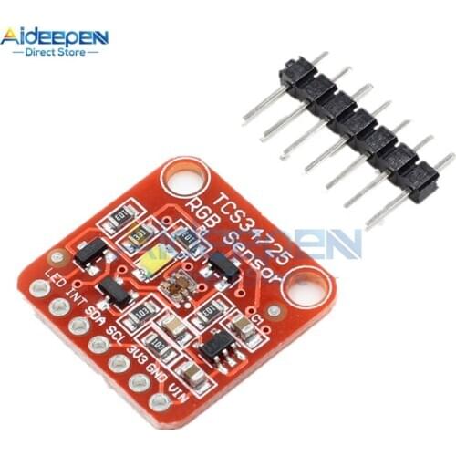 1Pcs 34725 TCS34725 Color Sensor Module RGB Color Sensor Development Board Module