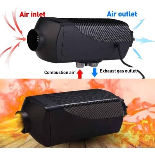 12V 5000W LCD switch degreaser wire harness split machine parking heater Car Boat RV Motorhome Trailer Truck