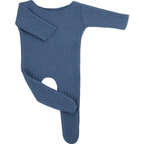 2 Pcs Baby Hat Bodysuit Set Newborn Photography Props Cap Romper Jumpsuit Kit 97BC