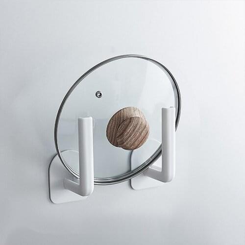 2020 Simple wall hanging traceless kitchen and bathroom shelf without punching shelf kitchen cutting board rack storage rack