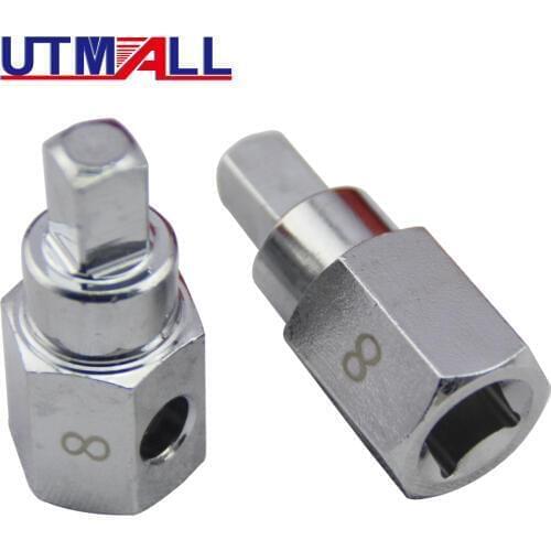 8mm Square Oil Sump Drain Plug Key Tool Remover Fit For Renault Sump Citroen Peugeot 1pc