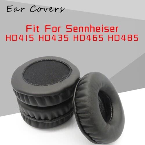 Ear Pads For Sennheiser HD415 Headphone Earpads Replacement Headset Ear Pad PU Leather Sponge Foam