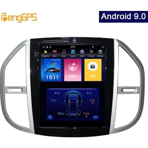 Android 9.0 Aftermarket Sat Navigation for Mercedes-Benz Vito 2016 2017 GPS Navigation DVD Player 1920*1080 HD 12.1" IPS Screen