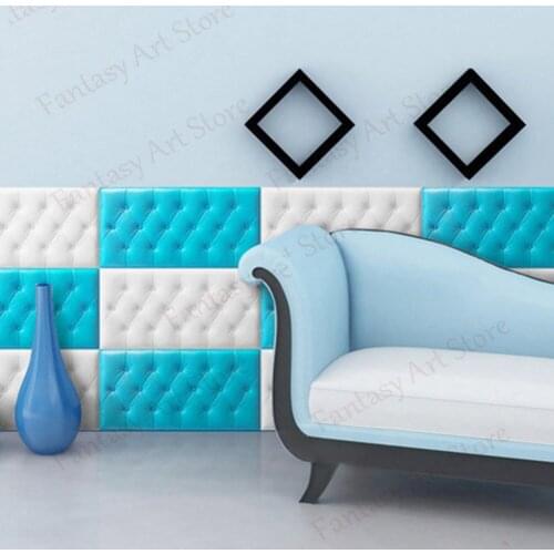 Anti-collision Wall Mat 3d Wallpaper Sticker Sticker Thickened Tatami Mat Child Bedroom Living Room Soft Foam Cushion