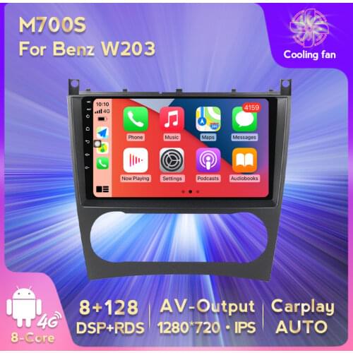 MEKEDE car Radio Android System For Mercedes/Benz W203 W209 W219 W169 A160 C180 C200 C230 GPS Car Multimedia Player DVR FM DSP