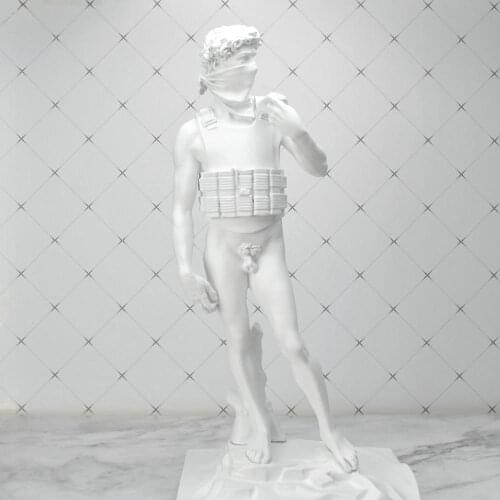 SUICIDE BOMB DAVID - BANKSY ART WORK - MODERN SCULPTURE ART ORNAMENT HOME DECORATION HUMAN STATUE