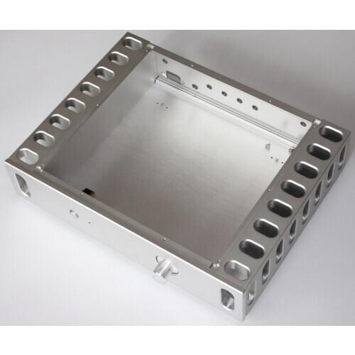 Size D325 W430 H92 All Aluminum Luxury Chassis Class A Preamp Case DIY Power Amplifier Box WA45