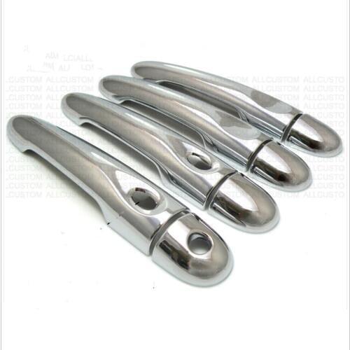 FUNDUOO For Lada XRAY 2015 2016 2017 2018 New Chrome Door Handle Cover Pad Sticker Free Shipping