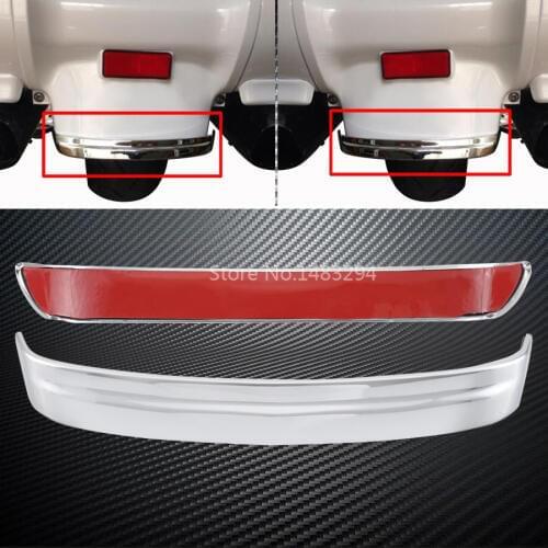 Motorcycle Chrome Fairing Rear Fender Trim Cover For 2001-2011 Honda Goldwing 1800 GL1800