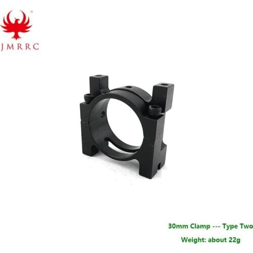 JMRRC 5pcs 30mm Clamp Carbon Fiber Pipe Aluminum Alloy OD30mm Tube Mount Seat Fixing Holder for Agricultural Spraying Drone