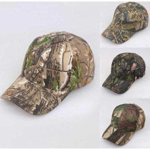 Camouflage Adjustable Baseball Cap Camo Baseball Hunting Fishing Army Sun Hat Ponytail Holder Baseball cap for Men Women