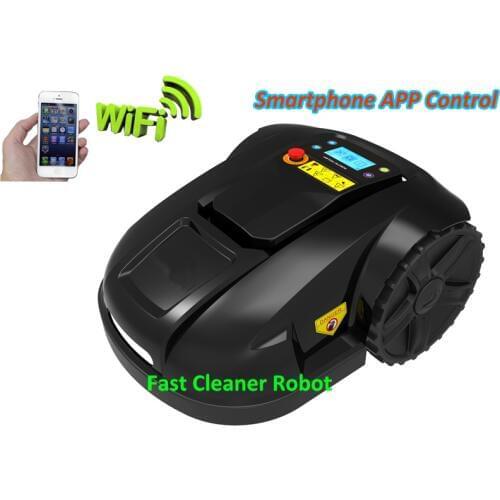 GYROSCOPE Function Mini Intelligent Robot Lawn Mower with Smartphone WIFI APP Control,Water-proofed charger,Subarea