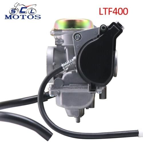 Sclmotos- Motorcycle Carburetor Carb For Suzuki LT-F400 LTF400F Eiger 400 2x4 4x4 2002-2007 Manual Choke ATV Racing