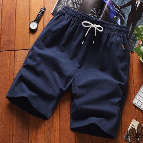 Mens Summer Shorts 2021 Cotton Casual Short Bermudas Boardshorts Homme Classic Sweatpants Clothing Sports Beach Male Shorts