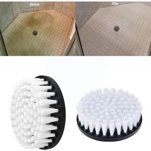 1 Pcs 5 Soft Drill Brush Attachment White Cleaning Leather Sofa and Carpet Furniture For Cleaning Upholstery Brush Wooden T Y3U9