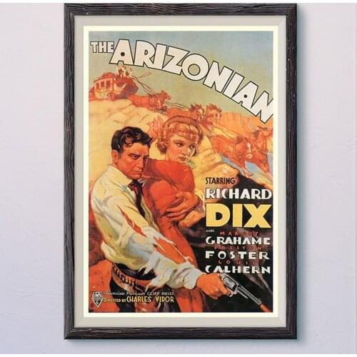 N361 THE ARIZONIAN Vintage Classic Movie Wall Silk Cloth HD Poster Art Home Decoration Gift