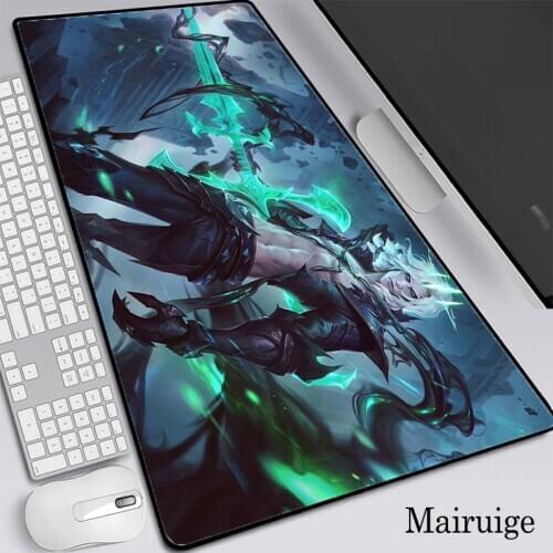 New Role Viego Pattern Anime Mouse Pad League of Legends Gaming Accessories Non-Slip Gaming Mousepad Laptop PC XXl Desk Mat