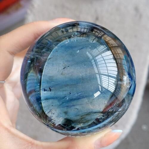 Natural quartz crystal Mixed color melting crystal ball handicraft living room decoration
