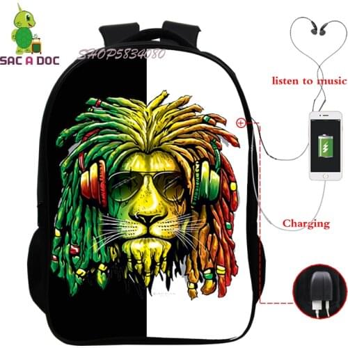 Tiger Print Animal School Backpack Kids Bag Primary Students School Bags for Boys 16 Inch Schoolbag Satchel Mens Bookbag Mochila