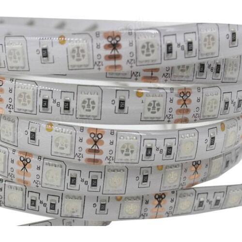 LED Strip 5050 DC12V 60LEDs/m 5m/lot Flexible LED Light RGB 5050 LED Strip Free shipping