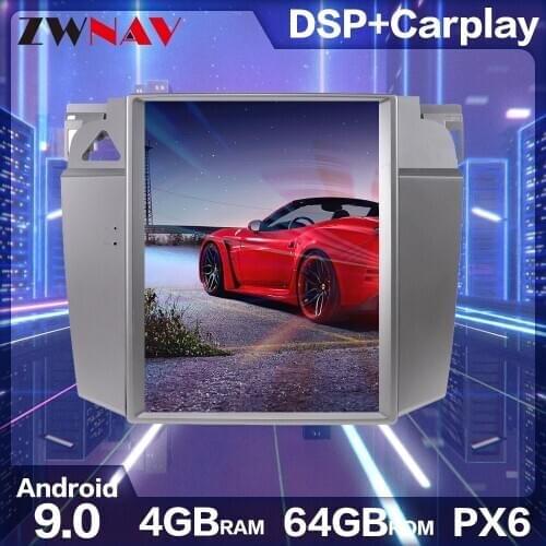 Tesla style Android 9.0 system PX6 GPS Navigation For Volkswage Magotan 2007-2011 car Multimedia Player Auto radio Head uinit